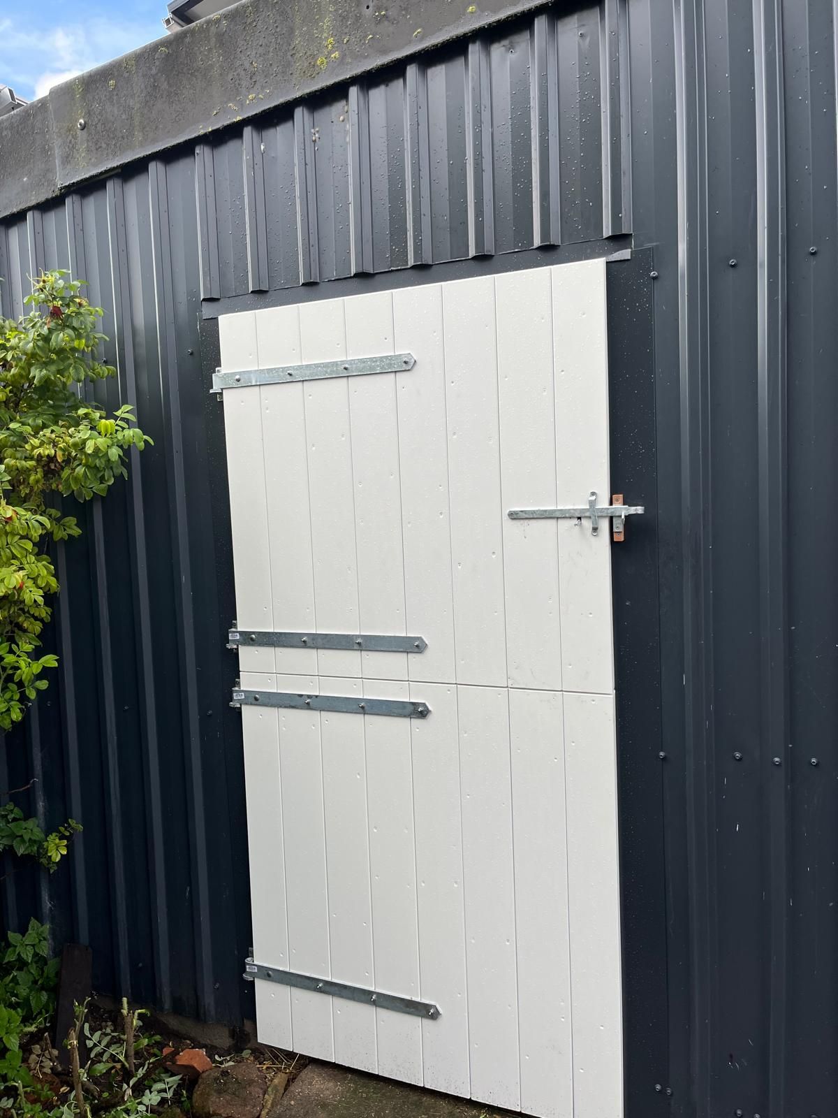 Klampentür von außen